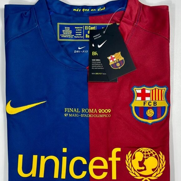 Nike Other - Nike Lionel Messi #10 FC Barcelona 2008/09 Champions League Final Jersey
